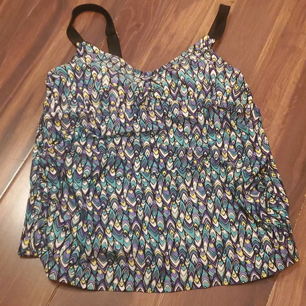 Ava & Viv Swim Tankini Top size 14